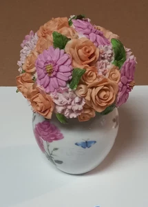"Portmeirion"" - Atlas FLORES TESOROS FLORALES Posy Jarrón Decoración FLOR (123) - Imagen 1 de 3