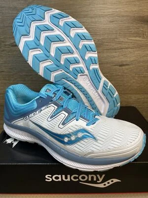 Zapatos para correr Saucony Everun Guide ISO blancos azules S10415-4 para mujer talla 10,5 nuevos con caja Foto 1 de 4