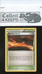 Entrenador de estadio tierra quemada Pokémon JCC Fates Collide 110/124 (juego ligero) - Imagen 1 de 2