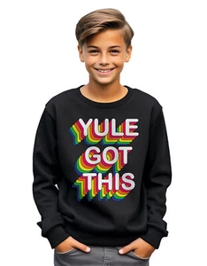 Yule Got This sweatshirt - Funny and Festive! 100% cotton, Funny sweatshirt, Uni - Picture 1 of 34