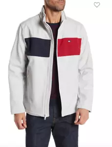 Chaqueta Tommy Hilfiger Colorblock Cremallera Frontal Carcasa Suave Nueva con Etiquetas - Imagen 1 de 3