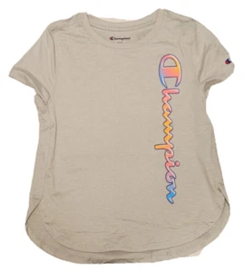NEW Champion Girls T Shirt Grey Size 10/12 - Picture 1 of 1