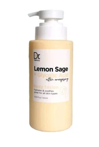 Dr Wellness Lemon Sage +Glycolic Acid Ultra Energising Body Lotion Brighten 414m - Picture 1 of 8