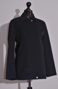 Weekend Max Mara Women's Black Mid Jacket Coat Full Zip Polyester Size UK10/US8 - Picture 1 of 9