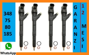 4 INIETTORI BOSCH 0445110092 KIA SORENTO HYUNDAI 2.5 CRDI Revisionato - Foto 1 di 1