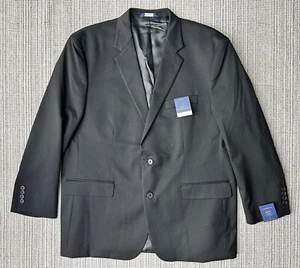 Croft & Barrow True Comfort Men’s Classic Fit Size 48R Black Coat Suit Separate - Picture 1 of 24