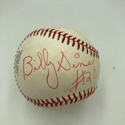Ganador del trofeo Heisman de béisbol firmado por Billy Sims certificado de autenticidad JSA Foto 1 de 4