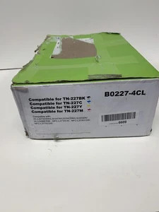 Compatible Brother TN-227BK Four Pack of Toner Cartridges - Picture 1 of 4