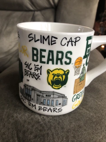 Baylor Bears 16oz Ceramic Mug Made By TCABELLS TOO Brand New Cover