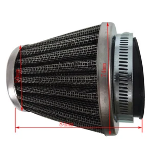 42MM AIR FILTER POD CLEANER GY6 125cc 150cc 250cc DIRT ATV QUAD PITPRO BIKE KART - Picture 1 of 4