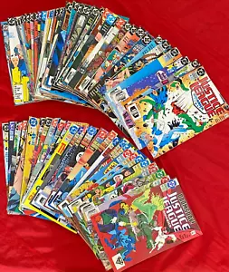 JUSTICE LEAGUE COMPLETE SET 0-113 DC 1987 NICE!!! - Picture 1 of 16