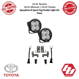 Baja Design 447125 Squadron Sport Mounted Clear Fog Kit LED For Tacoma Tundra 3" - Picture 1 of 12