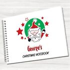 Personalised A5 Notebook Christmas Santa Book Christmas Gift A5 Note Pad NB39