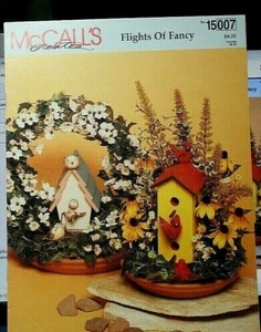 McCalls crea patrones de casas de pájaros de vuelo de fantasía 15007 - Imagen 1 de 3