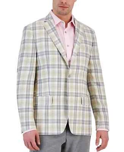 Lauren Ralph Lauren Blazer Jacket Men 42 Cream Ivory Check Classic Fit Ultraflex - Picture 1 of 1