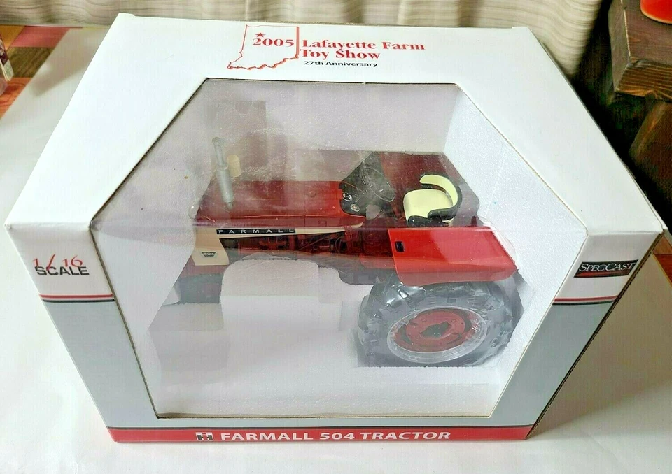 Farmall 504 NF 1/16 diecast farm tractor replica collectible / toy by SpecCast  - Image 1 of 4