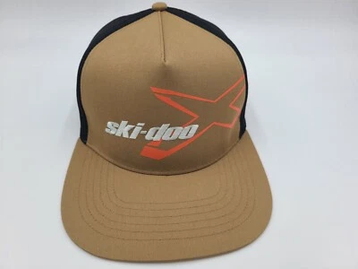 Ski-Doo Snowmobiles X-Team Racing 网眼硬度贴合(似乎 S-M)帽子男式棕色 — 第 1/4 张图片