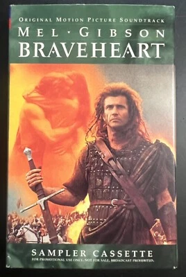 Vintage MEL GIBSON BRAVEHEART - Sampler Cassette London SAC1069 (1995) - Bild 1 von 4