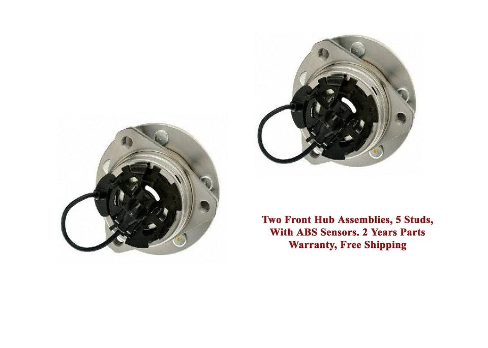 2 Front Wheel Hub Assemblies for 08-10 HHR 04-11 Malibu 05-10 G6 07-09 Aura - Изображение 1 из 2