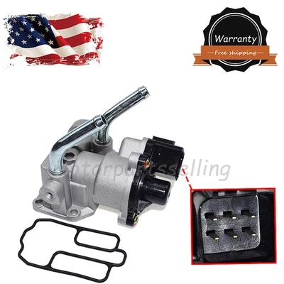 Válvula de control de aire de ralentí MD614743 para Mitsubishi Mirage L4Cyl 1,8 L 1997-2002 Foto 1 de 4