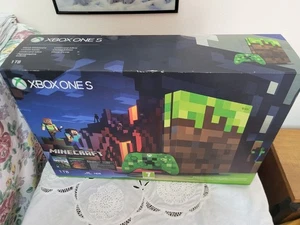 XBOX ONE S, 1 TB, MINECRAFT LIMITED EDITION, BRAND NEW - Picture 1 of 5