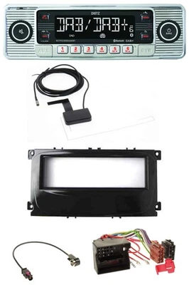 Dietz Bluetooth USB MP3 DAB Autoradio für Ford Mondeo S-Max 07-14 glänzend schwa - Bild 1 von 4