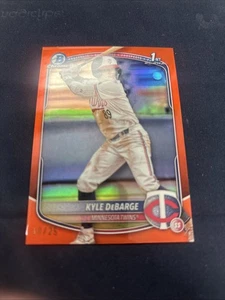 2025 Bowman Chrome 1st Kyle DeBarge Orange Refractor/25 - Twins 25921 - Picture 1 of 2