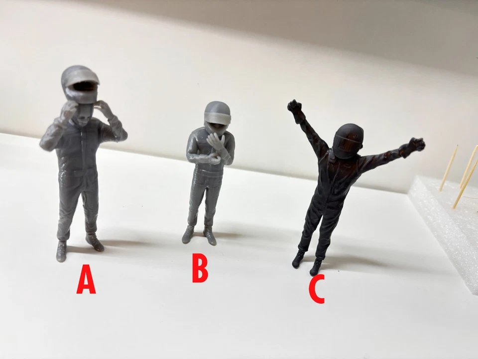 DRIVER F1 FIGURE 1:18 1:12 1:43 1:24 minichamps ixo spark no paint WEC (v.2) - Immagine 1 di 1