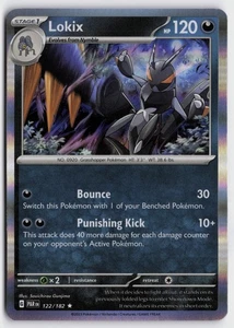 Pokemon Lokix 122/182 Holo Rare SV04: Paradox Rift NM - Picture 1 of 2