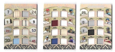 MANTLE MAYS MARIS BONDS GRIFFEY JETER  2025 Leaf Spectacular 24 JERSEY BAT - Image 1 of 2
