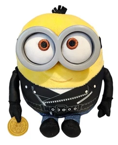 Illuminazione Minions L'Ascesa di Gru Biker Otto Motard Peluche Minion Giallo 6" - Foto 1 di 10