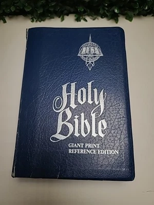 Holy Bible LARGE PRINT REFERENCE EDITION Thru The Bible Radio Network KJV 1976 - Image 1 of 4