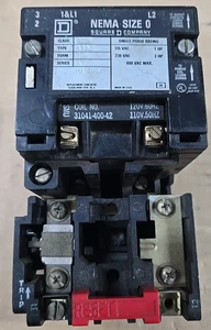 SQUARE D - 8536SEG1 - SER. A - SIZE 0 - 1Ø - 3 POLE - 600 V - 120 V COIL - 2 HP - Picture 1 of 4