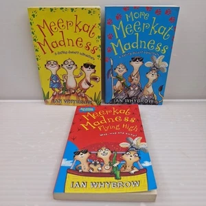 Meerkat Madness Children's Book Series Ian Whybrow 3x Books Flying High & More - Picture 1 of 14