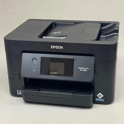 EPSON Wireless All-In-One Printer 17"x13"x8" (New Other-Slightly Used) Black WF3 - Image 1 of 4