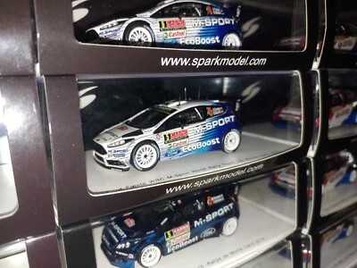 Spark Models S5405 FORD FIESTA Wrc E. Evans Rally Montecarlo 2015 - 1:43 RARE - Immagine 1 di 4