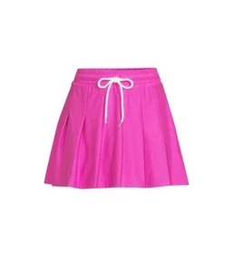 No Boundaries Small 3/5 Pink Knit Pleated Skirt With Drawstring Brand New! - Picture 1 of 5
