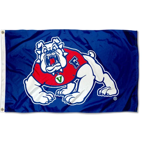 Fresno State Bulldogs Blue Flag Large 3x5 Cover