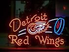 Detroit Red Wings Logo Hockey Beer Neon Sign Light Lamp 24&quot;x20&quot; for sale