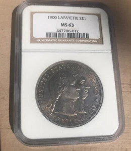 1900 USA Lafayette $1 NGC MS 63 - Picture 1 of 4