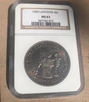 1900 USA Lafayette $1 NGC MS 63 - Image 1 of 4