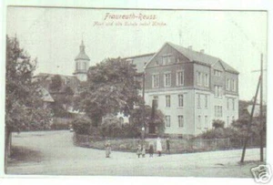 14302 Ak Fraureuth Reuss neue und alte Schule um 1910 - Bild 1 von 1