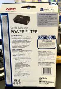 BRAND NEW! APC AV C2C Wall Mount Power Filter - Picture 1 of 3