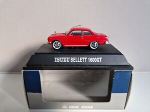 Disk Kone (EBBRO) 1/43 Isuzu Bellett 1600GT - Rojo - 1965