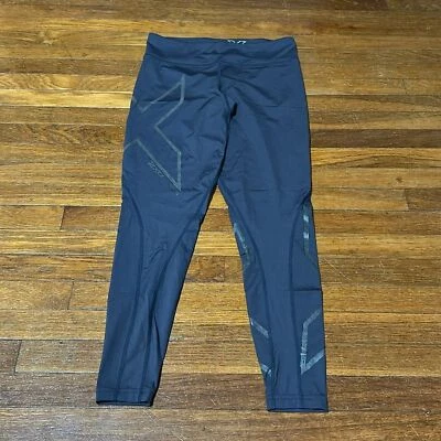 Leggings de tiro medio de alta compresión para mujer 2XU, recortados, talla Lg Foto 1 de 4