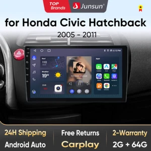CarPlay Android 13 Car Stereo Radio GPS Navi For Honda Civic Hatchback 2005-2011 - Picture 1 of 18