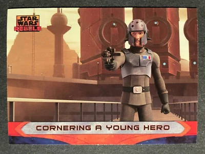 Cornering A Young Hero 2015 Topps Star Wars Rebels #91 Base Set Rebel - Image 1 of 2
