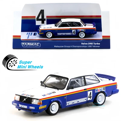 Tarmac Works 1:64 Volvo 240 Turbo Malaysian Group A Championships 1987 Winner - Image 1 of 4
