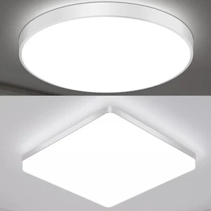 LED Ceiling Light 16-48W Panel Down Light Bathroom Kitchen Living Room Wall Lamp - Picture 1 of 27