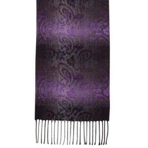 Steve Madden Ombré Paisley Muffler Scarf Purple - Picture 1 of 1